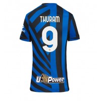 Camiseta Inter Milan Marcus Thuram #9 Primera Equipación Replica 2024-25 para mujer mangas cortas